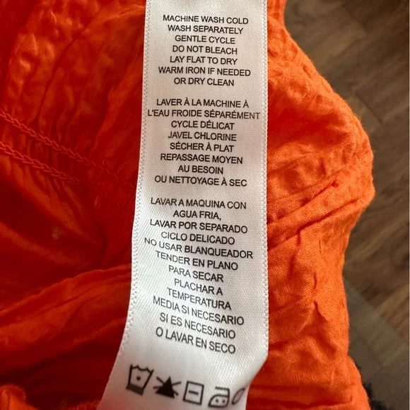 FRAME Ruched Cotton V-Neck Sleeveless Blouse - Picture 8 of 8